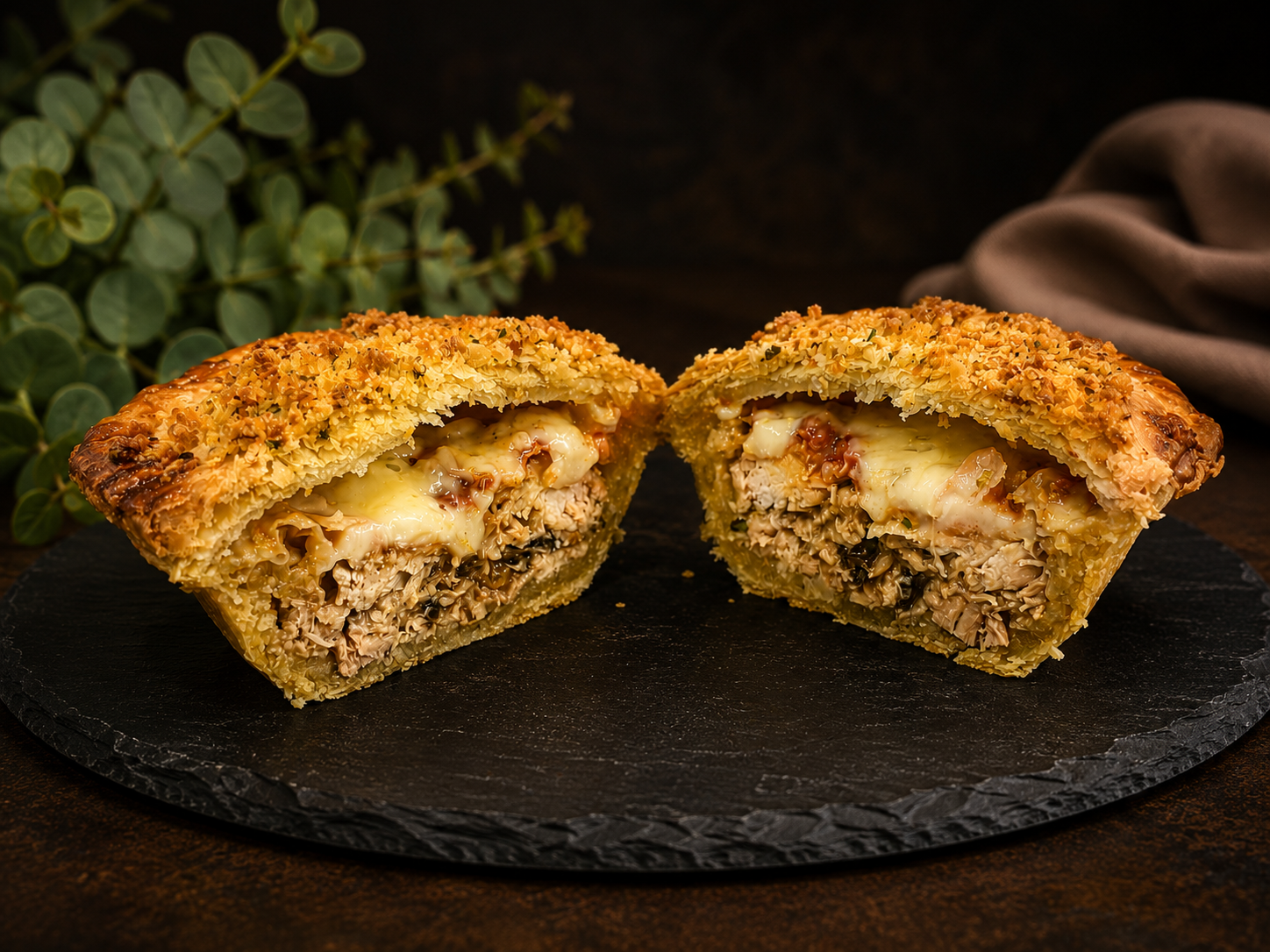 Chicken Parmigiana Pie