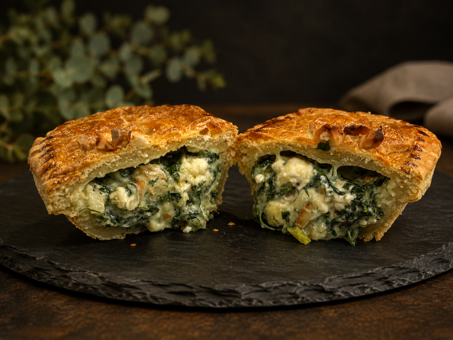 Aussie Gourmet Spinach, Feta, Ricotta & Macadamia Pie