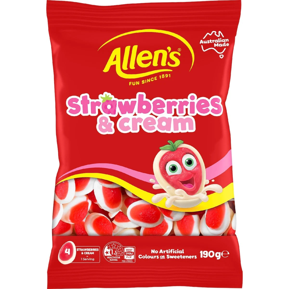 Allens Strawberrys and Cream