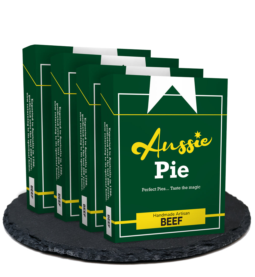 4x Beef Aussie Pies